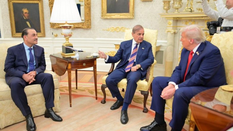 VIDEO: 'मैंने 7 युद्ध सुलझाए': Donald Trump ने पाकिस्तानी प्रधानमंत्री Shehbaz Sharif से की मुलाकात, जाने क्या हुई बात?