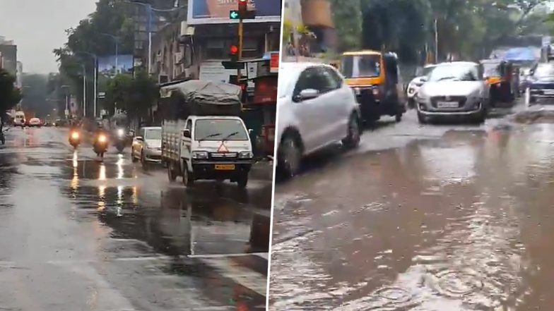 Pune Rain Alert: पुणे में भारी बारिश के बीच ट्रैफिक पुलिस की एडवाइजरी, नागरिकों से गैर-ज़रूरी यात्रा से बचने की अपील
