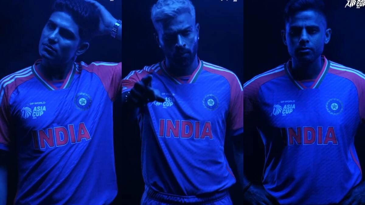 India’s Jersey for Asia Cup 2025: एशिया कप में नए रंग नजर आएगी टीम इंडिया! बिना स्पॉन्सर नई जर्सी में पोज़ देते दिखे सूर्यकुमार यादव, हार्दिक पांड्या समेत भारतीय जांबाज