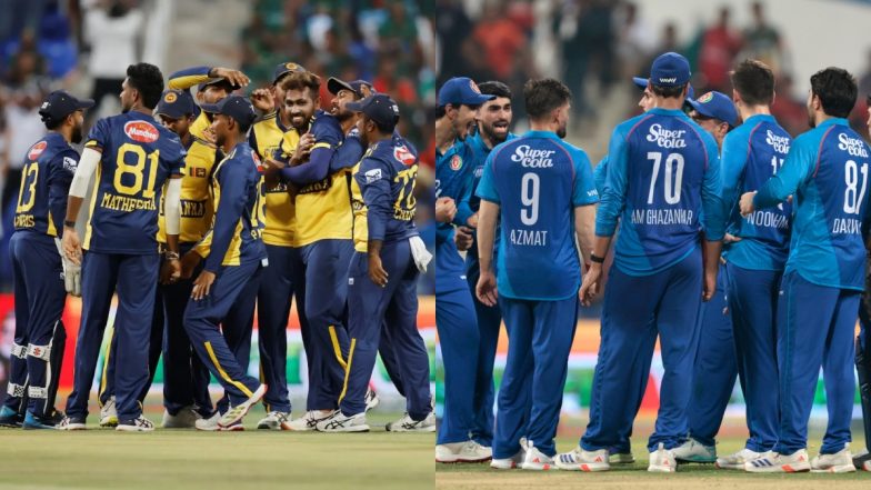 Satta Bazar Mein Aaj Kaunsi Team Favourite? अबू धाबी में श्रीलंका बनाम अफगानिस्तान के बीच हाईवोल्टेज मुकाबले को लेकर सट्टा बाजार का माहौल गर्म, मैच के दिन ये टीम बनी फेवरेट