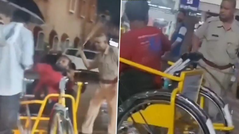 VIDEO: इंसानियत शर्मसार! शख्स ने विकलांग युवक को जड़े थप्पड़ तो वही होमगार्ड ने डंडे से पीटा, जयपुर रेलवे स्टेशन का वीडियो आया सामने