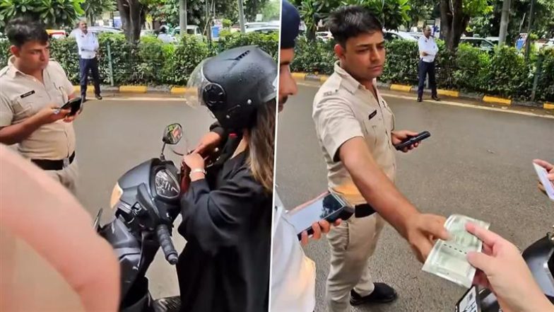 Gurugram: जापानी टूरिस्ट से 1000 रुपये की घूस लेते पकड़ा गया पुलिसकर्मी, वायरल वीडियो पर तत्काल कार्रवाई
