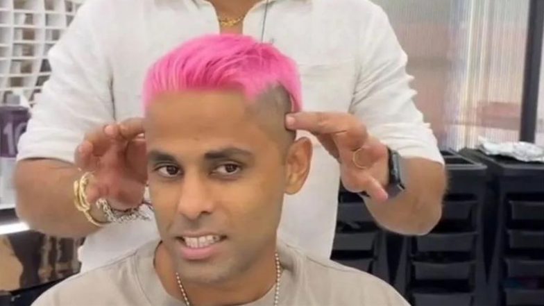 Asia Cup से पहले क्या सूर्यकुमार यादव ने बाल किए पिंक? सोशल मीडिया पर वायरल हो रही तस्वीर