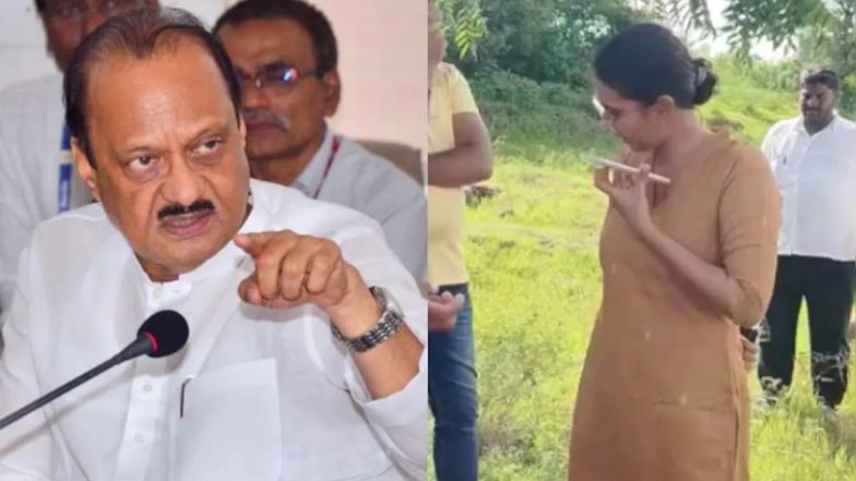 VIDEO: 'तुम्हारी इतनी हिम्मत?'...महिला IPS अफसर पर भड़के अजित पवार, अफसर को डांटने का वीडियो वायरल