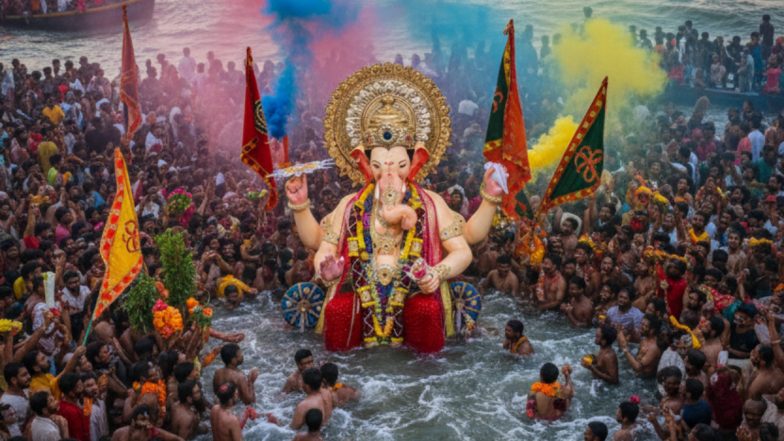 VIDEO: लालबागचा राजा का भव्य विसर्जन, बाप्पा को दी गई भावुक विदाई, वीडियो में देखें&nbsp;आस्था&nbsp;का&nbsp;समंदर