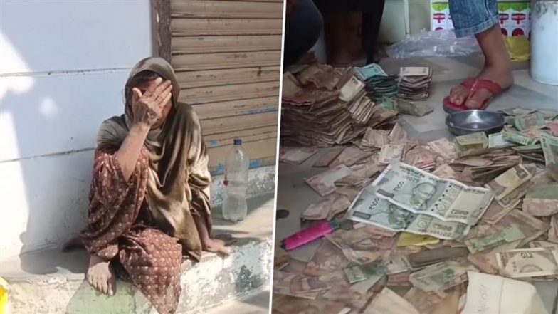 VIDEO: हरिद्वार में महिला भिखारी के पास मिले 1.5 लाख रुपये, पैसे गिनते-गिनते लोगों के छूटे पसीने; पुलिस भी रह गई हैरान