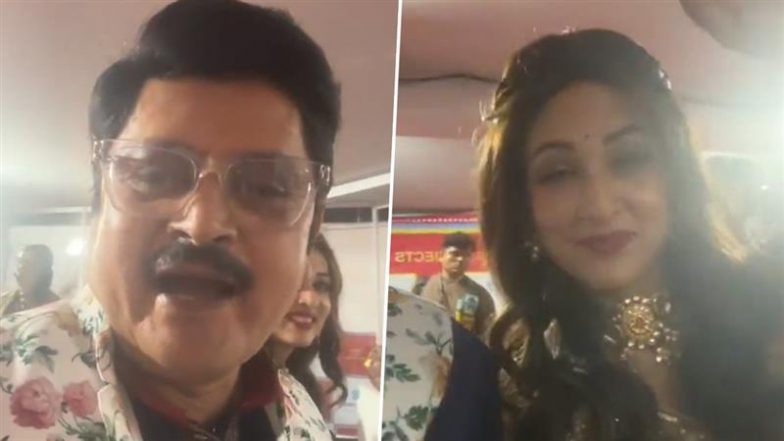 Mumbai: बोरीवली कोरा केंद्र डांडिया नाईट में पहुंचे 'भाभी जी घर पर हैं' फेम तिवारी जी और अनीता भाभी, देखें वीडियो