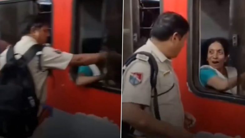 Viral Video: भारतीय रेलवे कांस्टेबल ने यात्रियों को चेतावनी देने के लिए किया फोन छिनने का ड्रामा; नेटिज़न्स ने की तारीफ़