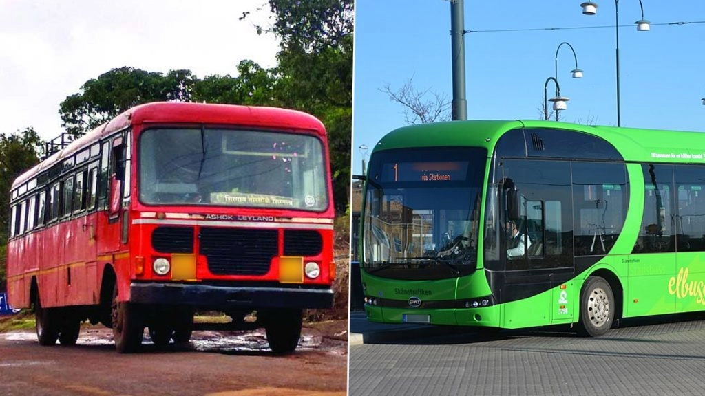 महाराष्ट्र की ई बस में यात्रियों को मिलेगी सुविधा.