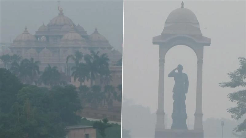 दिल्ली की हवा फिर हुई जहरीली, खतरनाक स्तर पर पहुंचा AQI