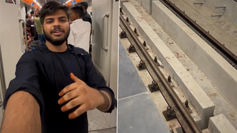 पटना मेट्रो शुरू होते ही गुटखा गैंग की शर्मनाक हरकत