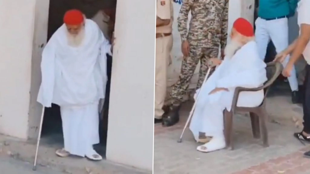 रेप के आरोपी आसाराम को राजस्थान हाईकोर्ट ने दी 6 महीने की अंतरिम जमानत.