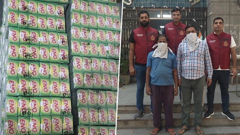 दिल्ली में नकली ENO फैक्ट्री का भंडाफोड़
