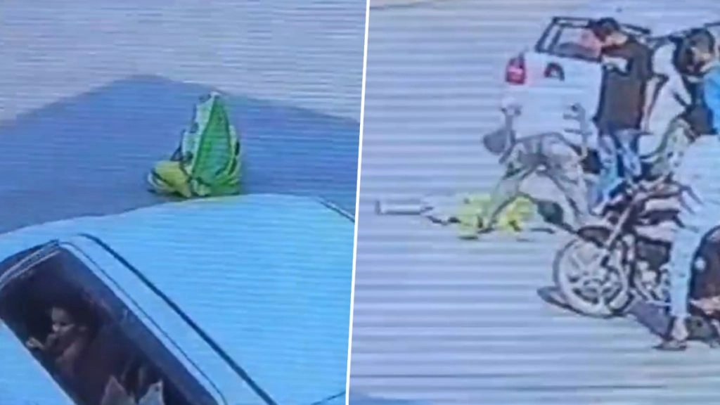 उदयपुर में पेट्रोल पंप पर सफाई का काम रही महिला को कार सवार ने कुचला.