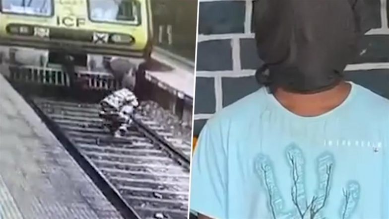 VIDEO: मुंबई से सटे Ambernath Station पर चेन छीनकर भाग रहा था चोर, GRP और RPF ने फिल्मी तरीके से पकड़ा; CTV में कैद हुई घटना