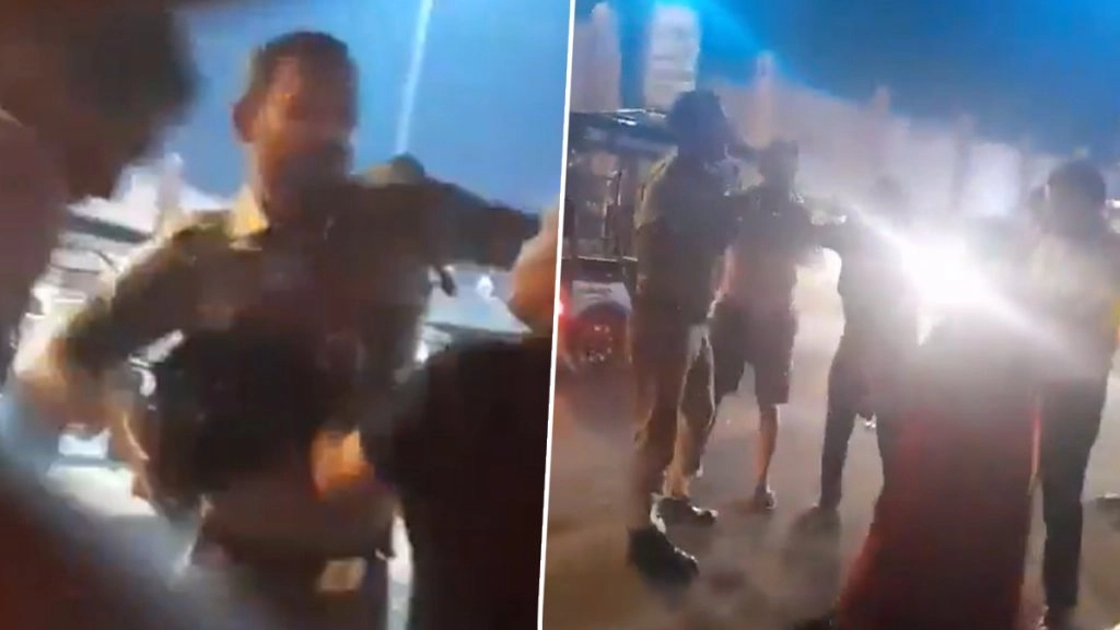 प्रतापनगर में महिला को पुलिस कर्मचारी ने मारे थप्पड़.