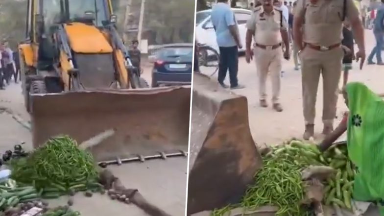 VIDEO: सड़क किनारे सब्जी बेचनेवालों पर चलवा दिया जेसीबी, उठाने का भी नहीं दिया समय, बहादुरगढ़ के ACP का वीडियो सामने आने के बाद लोगों का फूटा गुस्सा