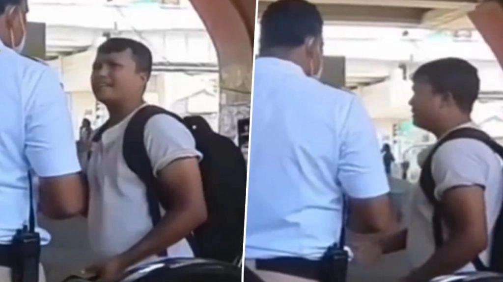 बेंगलुरु में बाइक सवार युवक को मारा थप्पड़. वीडियो आया सामने.