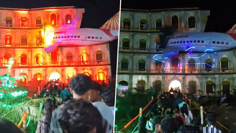 Viral Video: पश्चिम बंगाल में एयर इंडिया फ्लाइट क्रैश थीम पर बना दुर्गा पूजा पंडाल, सोशल मीडिया पर भड़की जनता