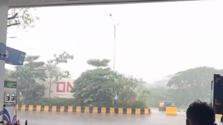 Navi Mumbai Heavy Rain: नवी मुंबई में मौसम ने ली करवट, जमकर हो रही है बारिश, VIDEO आया सामने