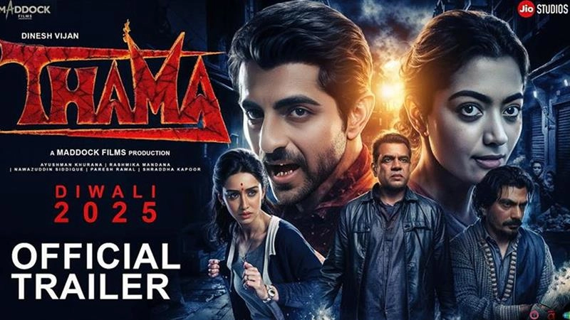 मैं खुद को भाग्यशाली मानता हूं', 'थामा' के 100 करोड़ क्लब में शामिल होने पर आयुष्मान खुराना ने जताई खुशी