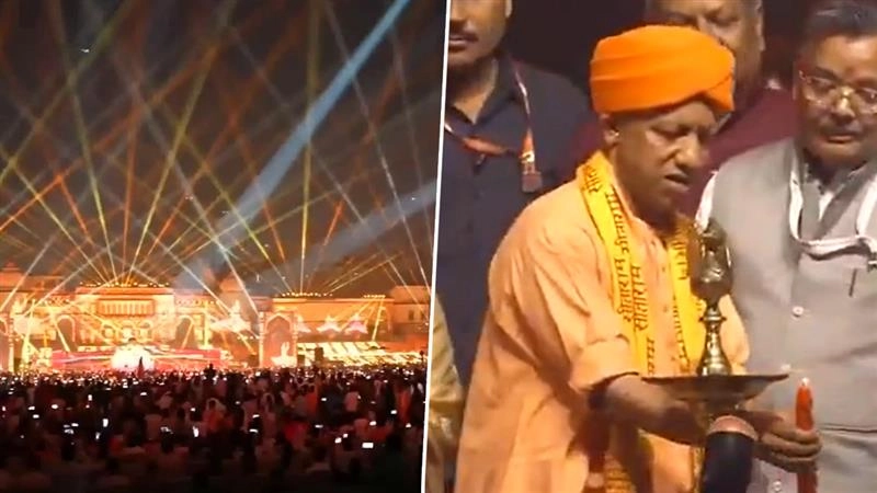 अयोध्या में जगमगाया भव्य दीपोत्सव