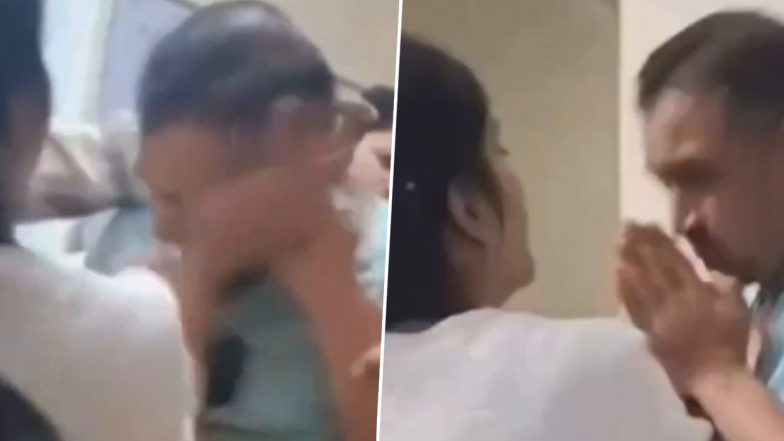 VIDEO: हॉस्पिटल में शख्स ने की नर्सिंग स्टाफ से छेड़छाड़, महिला कर्मचारी ने सिखाया सबक, जमकर की पिटाई, देहरादून का वीडियो आया सामने