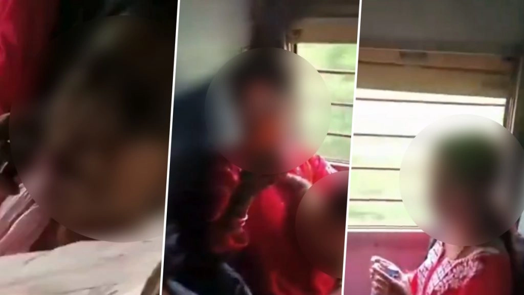 लखनऊ के चारबाग स्टेशन पर महिला यात्रियों ने किया टीटीई पर हमला.