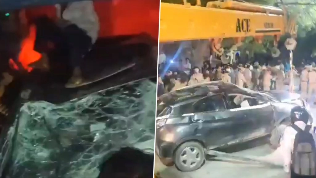 आगरा में कार सवार ने 7 लोगों को कुचला. 5 की हुई मौत.