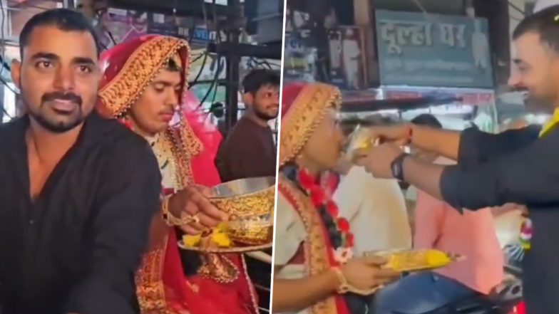 VIDEO: गजब है! दोस्त के लिए रखा करवा चौथ का व्रत, लहंगा पहनकर बाजार में निकला, युवक को देखकर लोग हुए हैरान, भिंड का वीडियो आया सामने