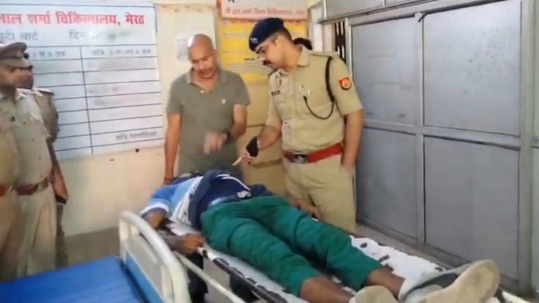 Meerut Encounter: मेरठ में बलात्कार और हत्या का आरोपी पुलिस एनकाउंटर में ढेर, देखें वीडियो