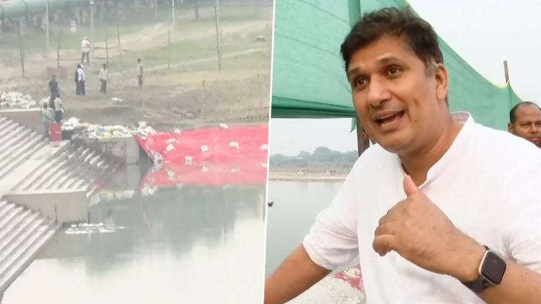 वासुदेव घाट पर स्नान के लिए PM के लिए लाया गंगा का फ़िल्टर पानी, बनाई गई नकली यमुना.. आप के नेता सौरभ भारद्वाज ने बीजेपी पर आरोप लगाते हुए दिखाया VIDEO