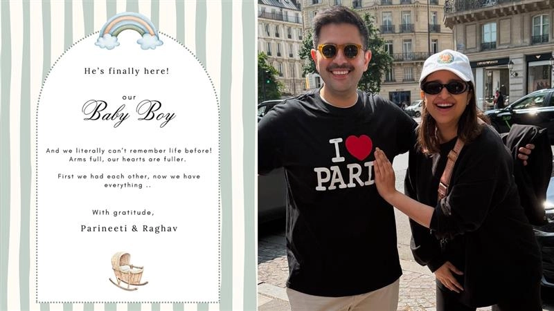 परीणिति चोपड़ा और राघव चड्ढा बने माता-पिता