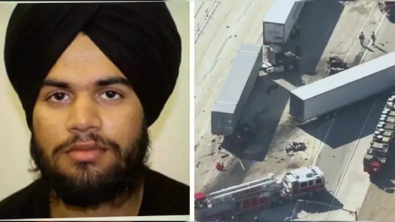 VIDEO: अमेरिका में खौफनाक एक्सीडेंट, नशे में धुत अवैध भारतीय ट्रक ड्राइवर ने 3 लोगो को कुचला, हादसे का वीडियो वायरल