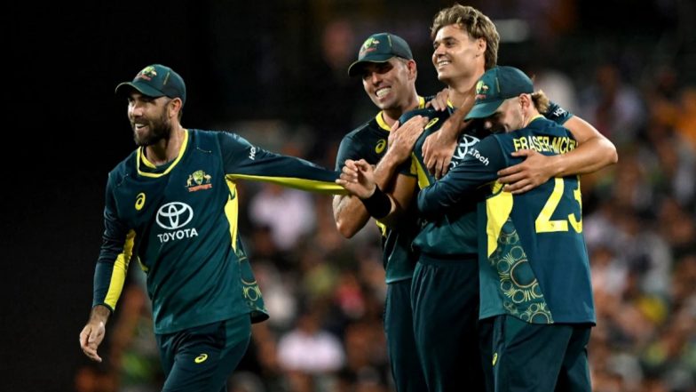 Australia vs India 4th T20I Match 2025 Live Score Update: टीम इंडिया को लगा छठा झटका, जितेश शर्मा हुए आउट