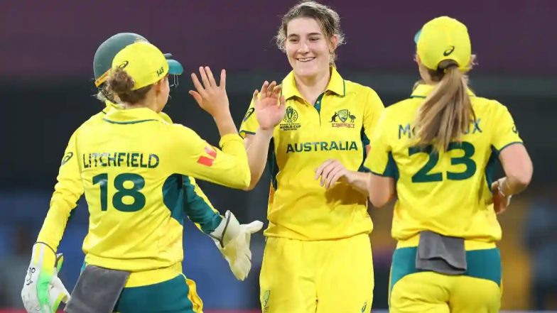 India Women vs Australia Women, ICC Womens World Cup 2025 13th Match Live Score Update: टीम इंडिया का सातवां विकेट गिरा, दीप्ति शर्मा 1 रन बनाकर आउट