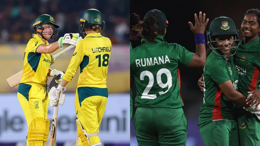 आईसीसी महिला वनडे वर्ल्ड कप 2025 का 17वां मुकाबला आज यानी 16 अक्टूबर को ऑस्ट्रेलिया महिला राष्ट्रीय क्रिकेट टीम बनाम बांग्लादेश महिला राष्ट्रीय क्रिकेट टीम के बीच विशाखापत्तनम के डॉ वाईएस राजशेखर रेड्डी एसीए-वीडीसीए क्रिकेट स्टेडियम में खेला जाएगा