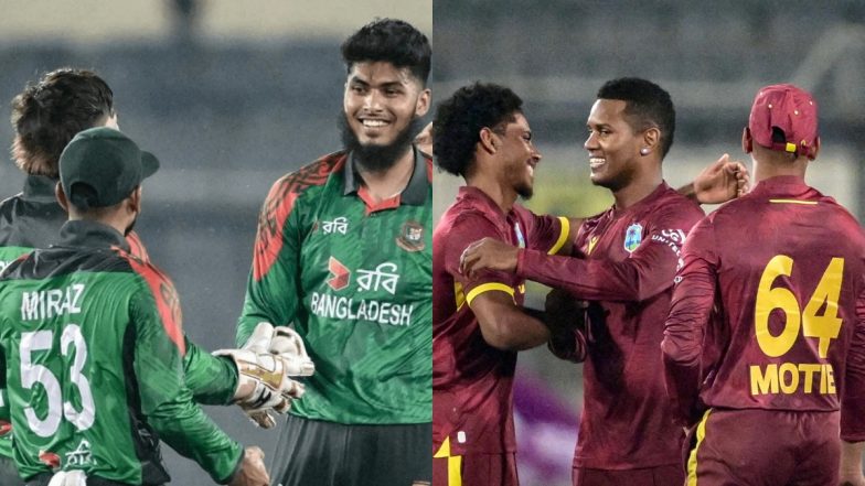 Bangladesh vs West Indies: वेस्टइंडीज बनाम बांगलादेश मैच के दौरान इस स्टार ने जड़ा जबरदस्त छक्का, लेकिन अंपायर ने दिया आउट; यहां देखें मजेदार वीडियो