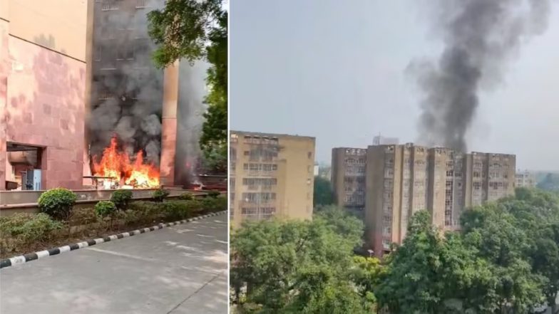 Delhi Brahmaputra Apartment Fire: दिल्ली के VVIP इलाके में हड़कंप! ब्रह्मपुत्र अपार्टमेंट में लगी भीषण आग, कई सांसदों का है आवास
