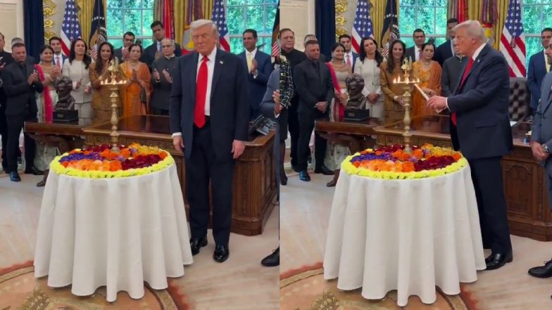 VIDEO: ट्रंप ने व्हाइट हाउस में मनाई दिवाली, कहा- 'PM मोदी से हुई बात, अब रूस से तेल नहीं खरीदेगा भारत'