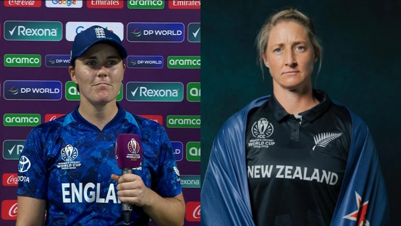 England Women vs New Zealand Women, 27th Match Live Toss And Scorecard: विशाखापत्तनम में न्यूजीलैंड महिला की कप्तान सोफी डिवाइन ने जीता टॉस, पहले बल्लेबाजी करने का किया फैसला; यहां देखें दोनों टीमों की प्लेइंग इलेवन और लाइव स्कोरकार्ड