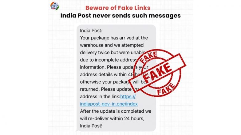 Fact Check: क्या इंडिया पोस्ट ने पार्सल लौटने से बचने के लिए 24 घंटे में एड्रेस अपडेट करने को कहा? PIB से जानें वायरल मैसेज की सच्चाई