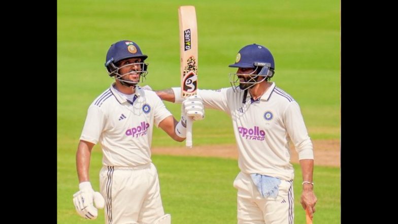 IND vs WI 1st Test 2025 Day 2 Scorecard, Stumps: टीम इंडिया ने 5 विकेट खोकर बनाए 448 रन, रविंद्र जडेजा, केएल राहुल, ध्रुव जुरेल ने जड़ा शतक, यहां देखें दूसरे दिन का स्कोरकार्ड