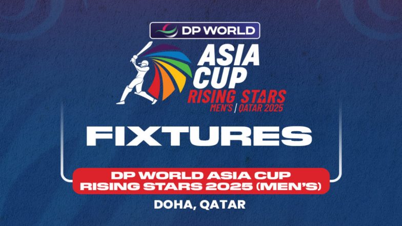 IND vs PAK Asia Cup Rising Stars 2025 Schedule: एशिया कप राइजिंग स्टार्स में फिर भिड़ेंगे भारत और पाकिस्तान, दोहा में 16 नवंबर को होगा हाई-वोल्टेज मुकाबला, यहां देखें फुल शेड्यूल