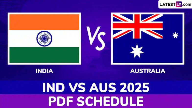 IND vs AUS ODI and T20I 2025 Full Schedule: शुभमन गिल के कप्तानी में रोहित शर्मा और विराट कोहली की वापसी के लिए उत्सुक फैंस, देखिए स्ट्रीमिंग, स्क्वाड, वेन्यू और टाइमिंग के साथ पूरी शेड्यूल