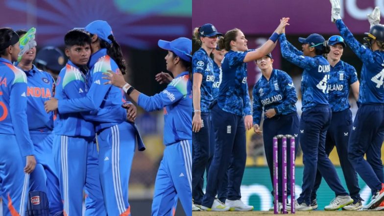 IND-W vs ENG-W ICC Women’s World Cup 2025 Scorecard: इंग्लैंड महिला टीम ने भारत के सामने रखा 288 रनों का विशाल चुनौतीपूर्ण लक्ष्य, हीदर नाइट ने जड़ा शतक, यहां देखें पहली पारी का स्कोरकार्ड