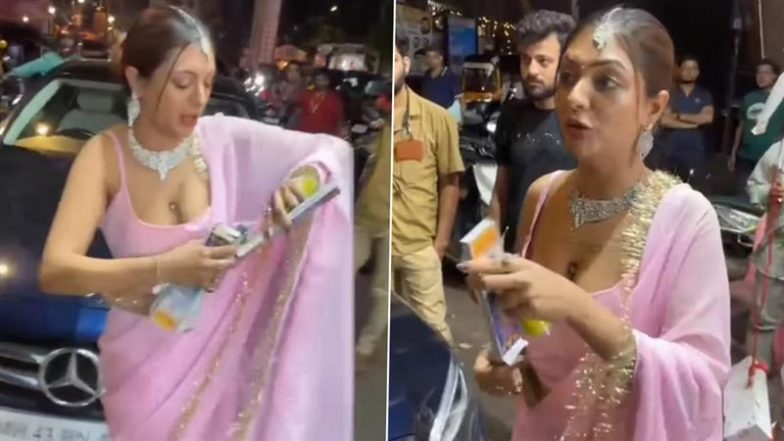 दिवाली पर दिखा Khushi Mukherjee का गुस्सैल अंदाज, सड़क पर पटाखे फेंकती आईं नजर (Watch Video)