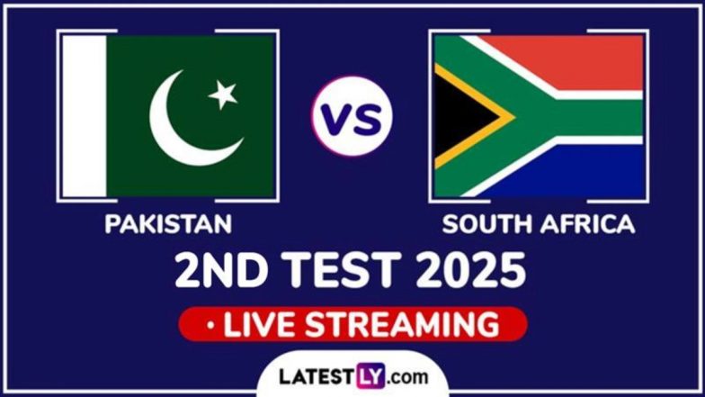 How To Watch PAK vs SA 2nd Test 2025 Day 1 Live Streaming: जानिए भारत में कब, कहां और कैसे देखें पाकिस्तान बनाम दक्षिण अफ्रीका दूसरे टेस्ट मैच का लाइव प्रसारण