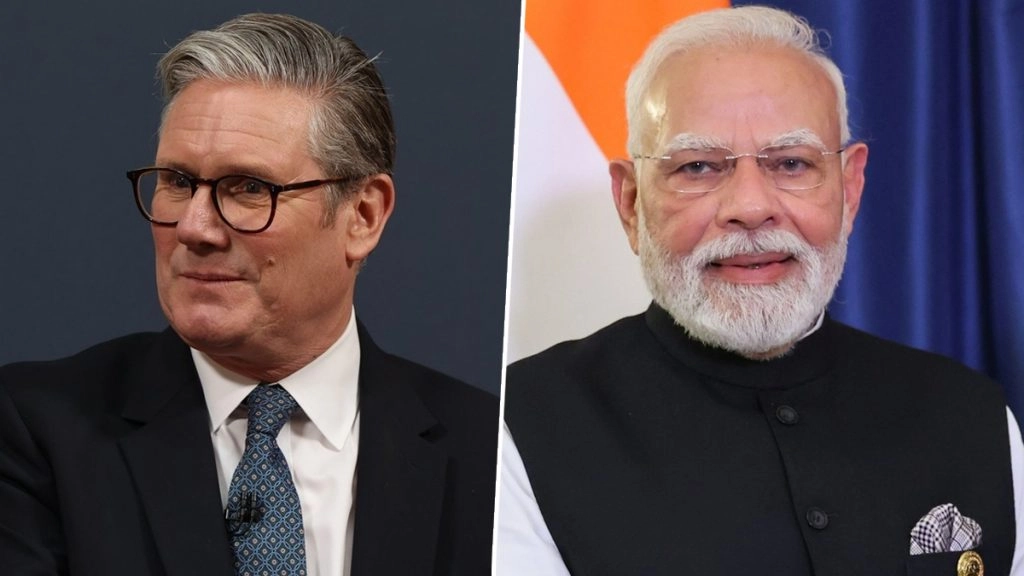 केंद्रीय मंत्री पीयूष गोयल और ब्रिटेन के पीएम कीर स्टार्मर ने व्यापार और आर्थिक साझेदारी को मजबूत करने के तरीकों पर की चर्चा