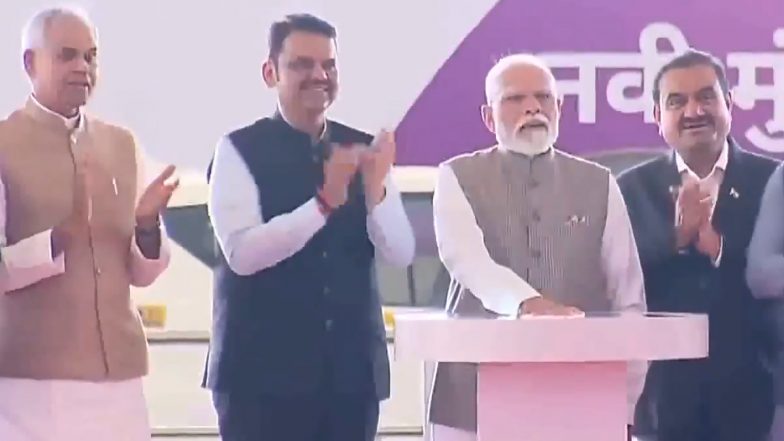 Navi Mumbai Airport: महाराष्ट्र को मिला एक और अंतरराष्ट्रीय हवाई अड्डा, PM मोदी के हाथों नवी मुंबई एयरपोर्ट का हुआ उद्घाटन, 19,650 करोड़ की लागत से बना; VIDEO
